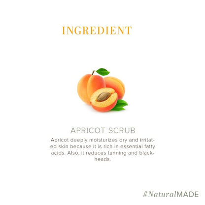 Khadi Natural Apricot Scrub Soap Deep cleanses skin