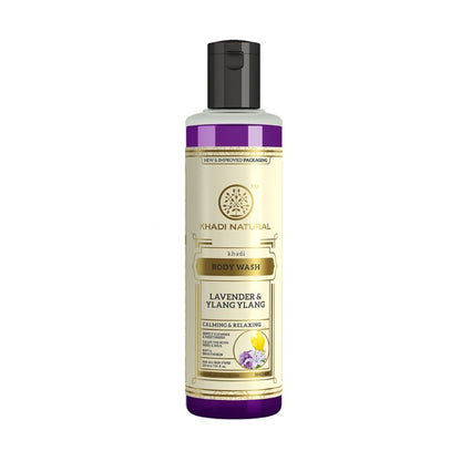 Khadi Natural Lavender & Ylang Ylang Body Wash Cleanses & Nourishes Skin