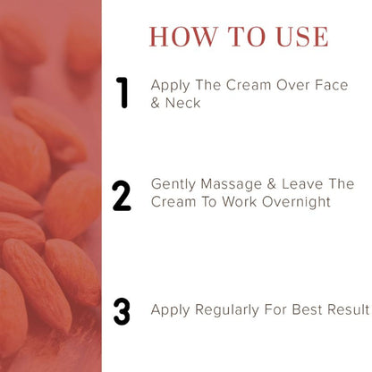 Khadi Natural Almond & Apricot Massage Cream Reduce Dark Circles
