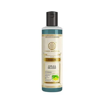 Khadi Natural Amla & Brahmi Hair Oil Control Split Ends