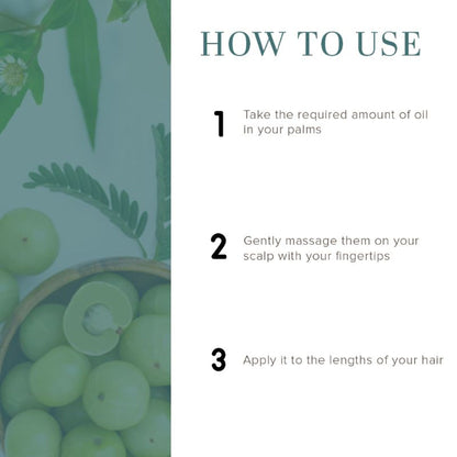 Khadi Natural Amla & Brahmi Hair Oil Control Split Ends