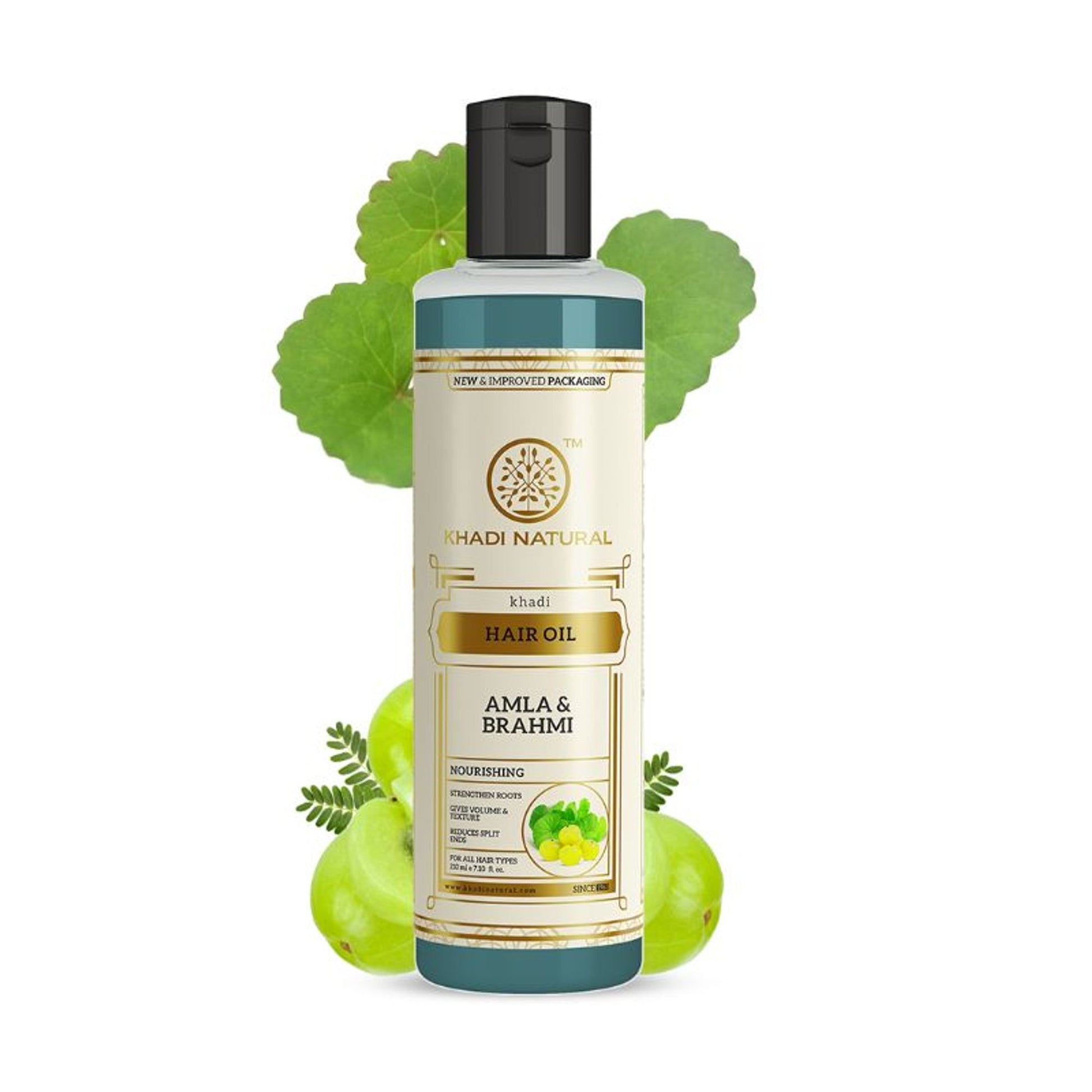 Khadi Natural Amla & Brahmi Hair Oil Control Split Ends