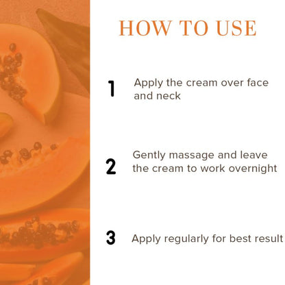 Khadi Natural Saffron Papaya Anti Wrinkle Cream Removes Finelines & Wrinkles