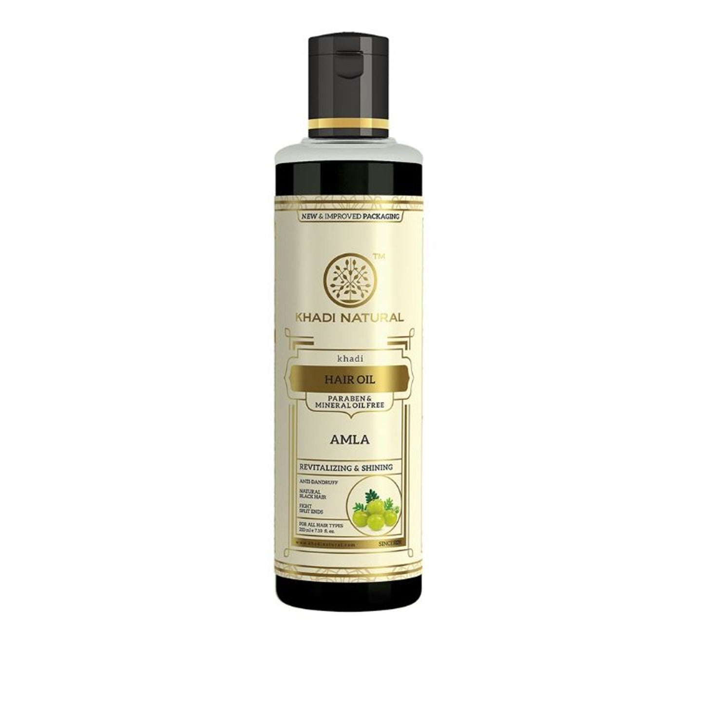 Khadi Natural Pure Amla Hair Oil Anti-Dandruff Paraben & Mineral Oil Free