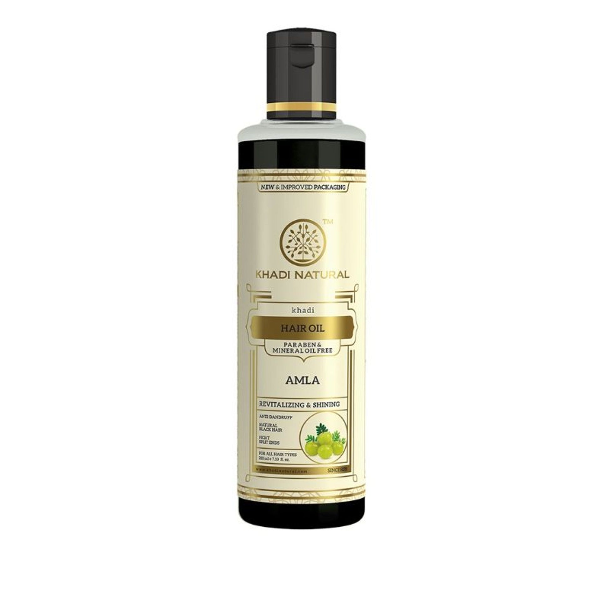 Khadi Natural Pure Amla Hair Oil Anti-Dandruff Paraben & Mineral Oil Free