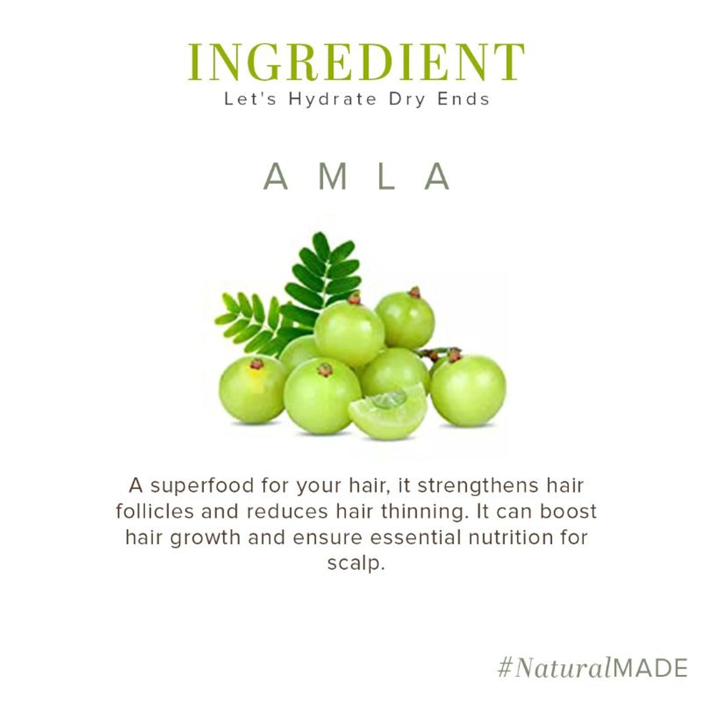 Khadi Natural Pure Amla Hair Oil Anti-Dandruff Paraben & Mineral Oil Free