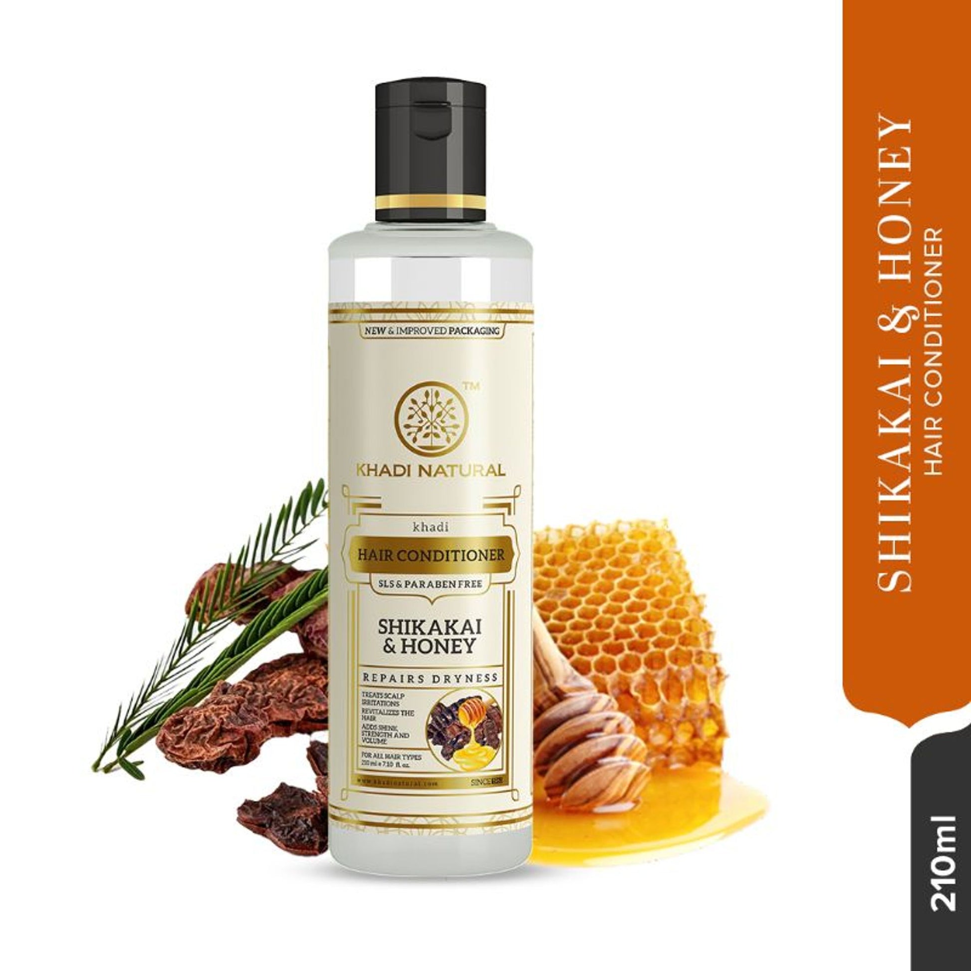 Khadi Natural Shikakai & Honey Hair Conditioner SLS & Paraben Free