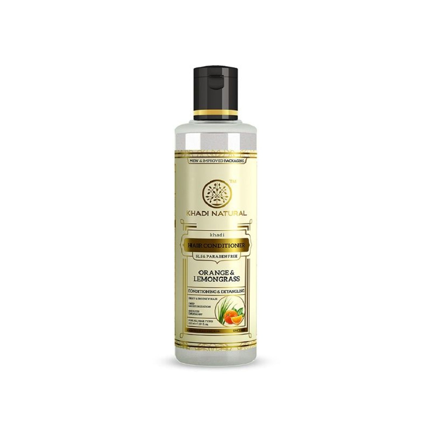 Khadi Natural Orange & Lemongrass Hair Conditioner SLS & Paraben Free