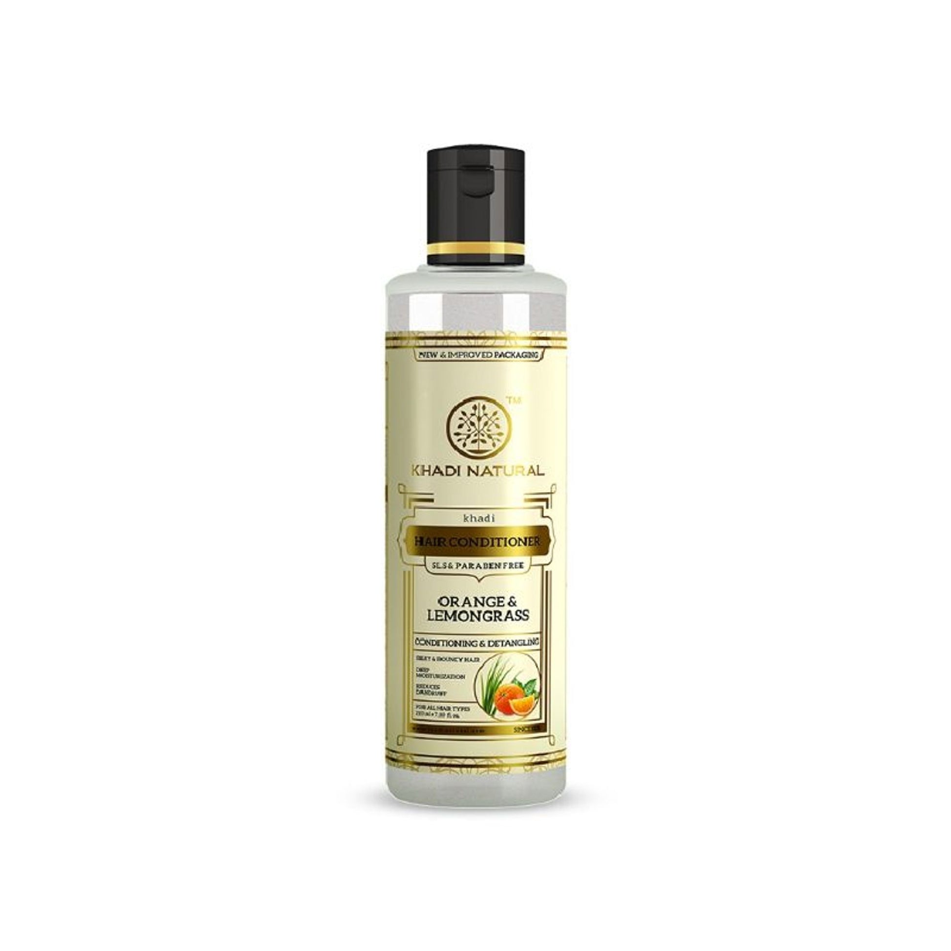 Khadi Natural Orange & Lemongrass Hair Conditioner SLS & Paraben Free