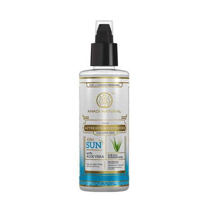 Khadi Natural After Sun Aloe Vera Moisturiser Protect UV Rays