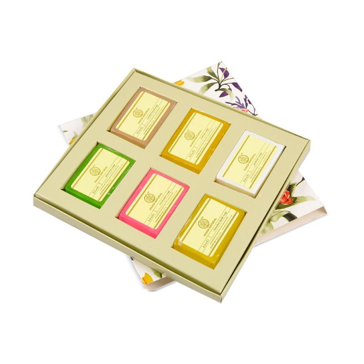 Khadi Natural Ayurvedic Handmade Soap Kit Set Of 6
