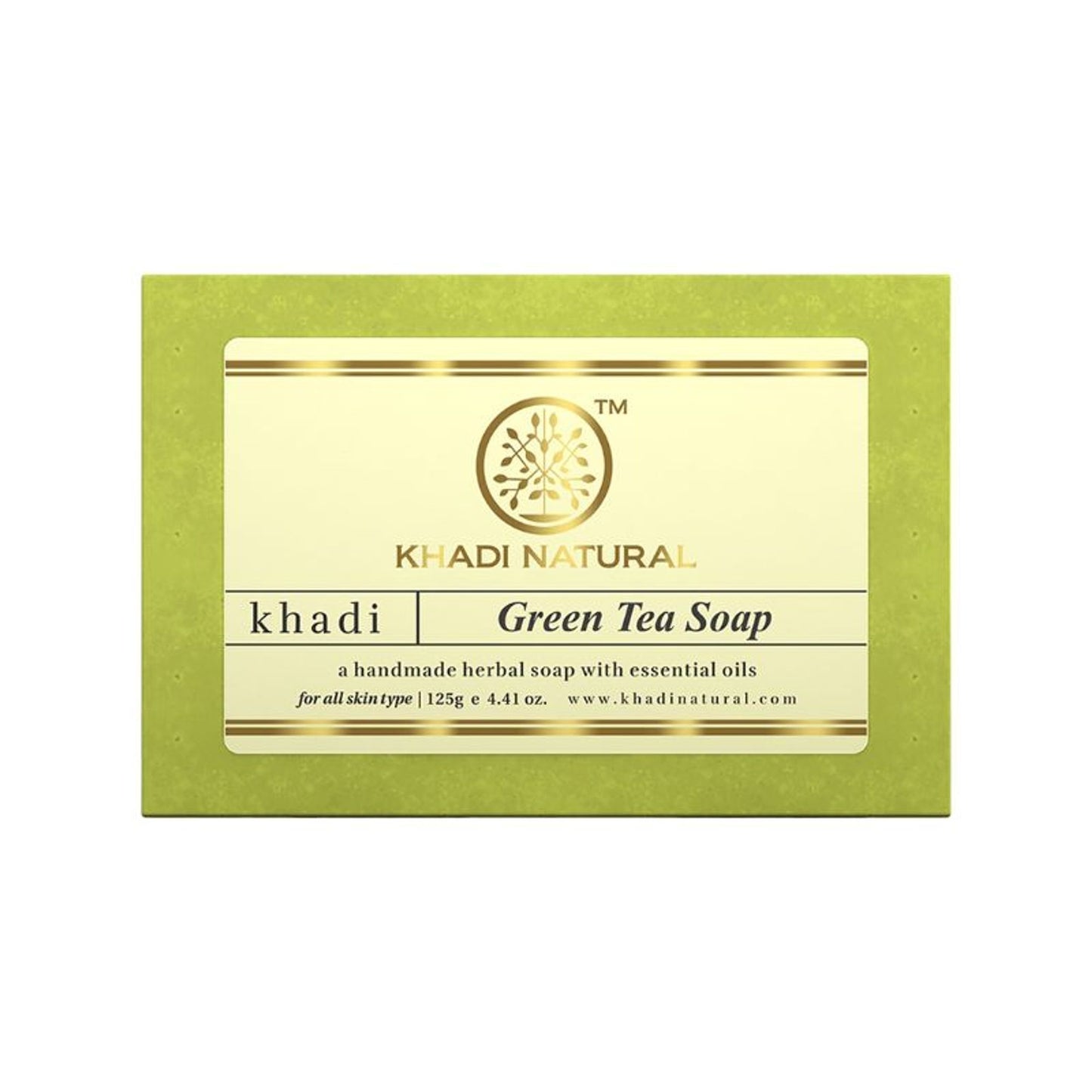 Khadi Natural Green Tea Handmade Soap Reduce Dead Skin Cells
