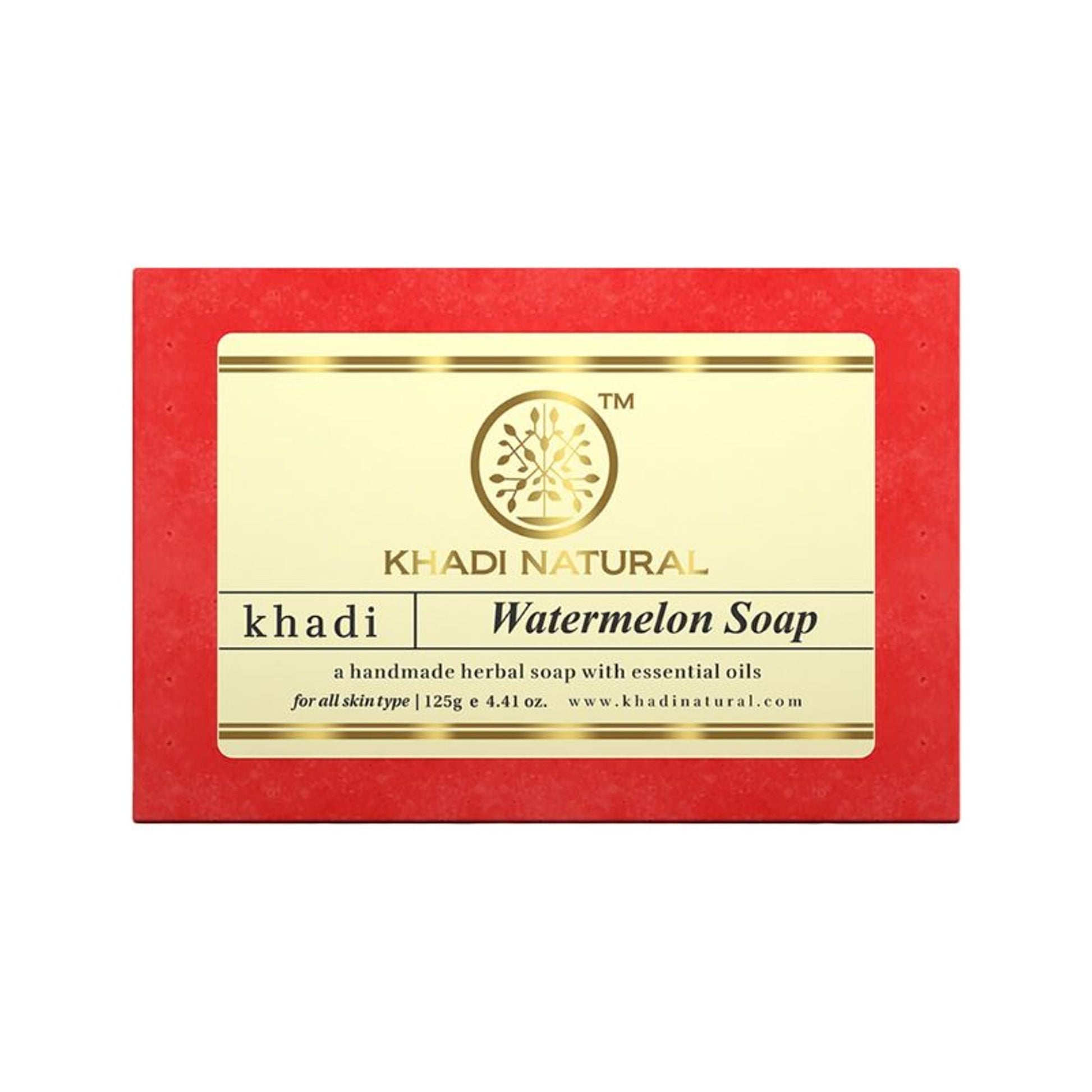 Khadi Natural Watermelon Handmade Soap Reduce tan & Dead Cells
