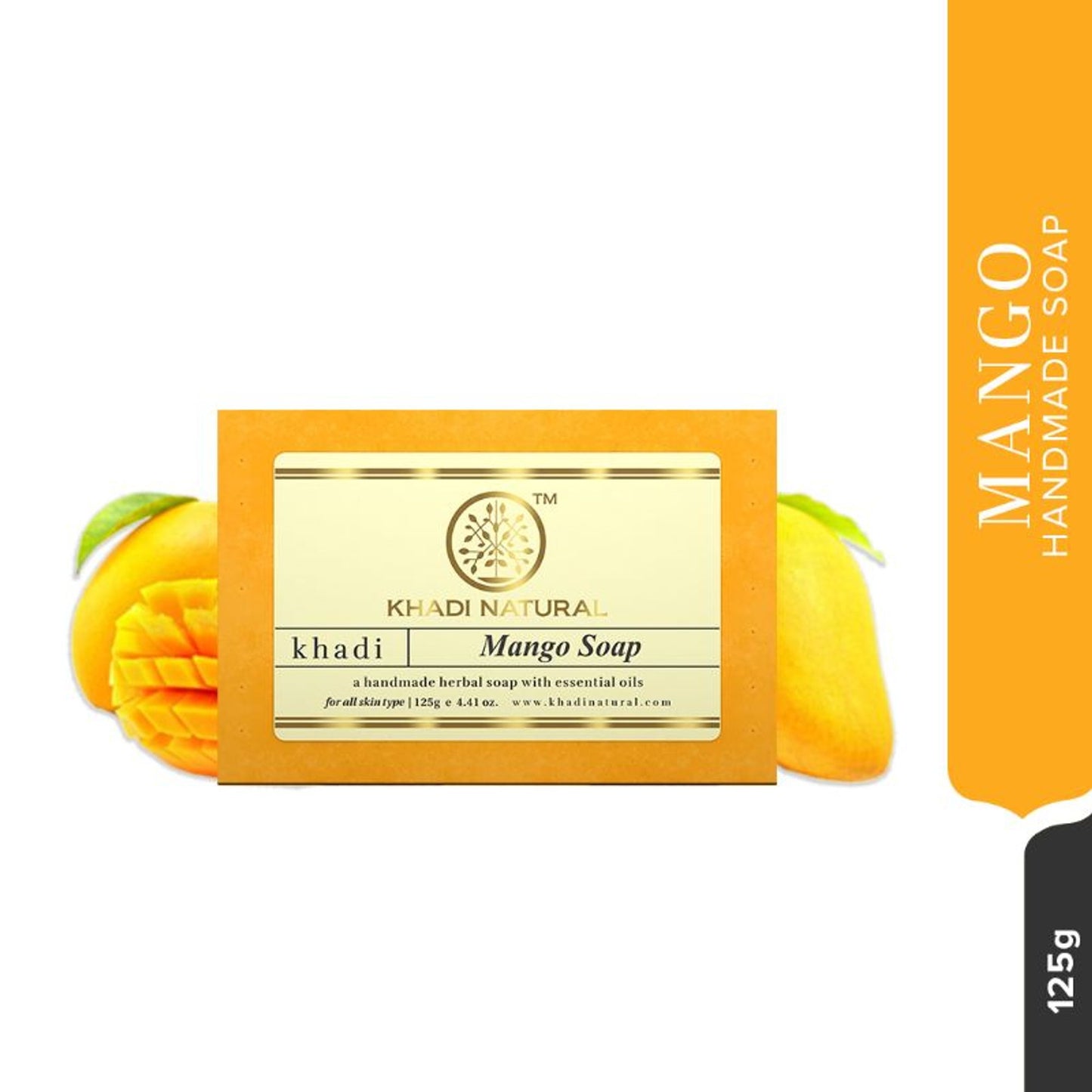 Khadi Natural Mango Handmade Soap Remove Dead Skin Cells