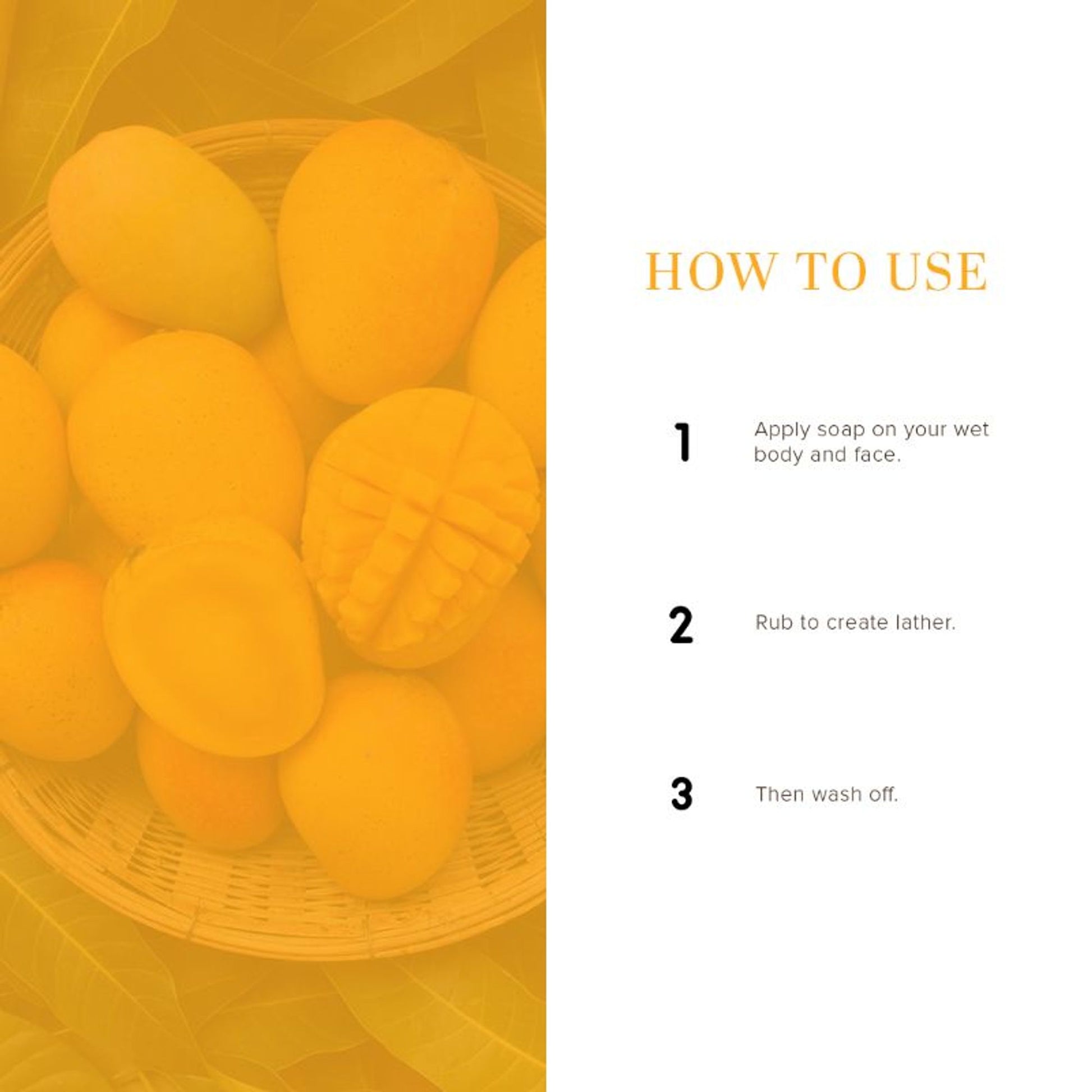 Khadi Natural Mango Handmade Soap Remove Dead Skin Cells