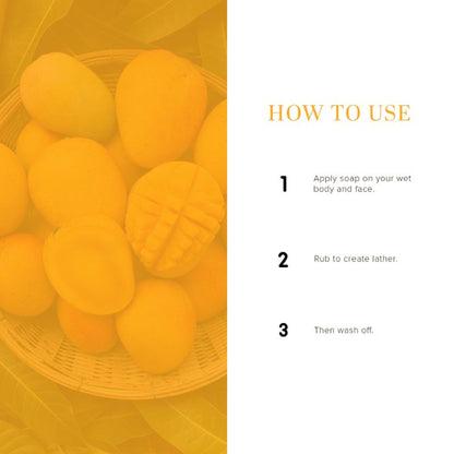 Khadi Natural Mango Handmade Soap Remove Dead Skin Cells