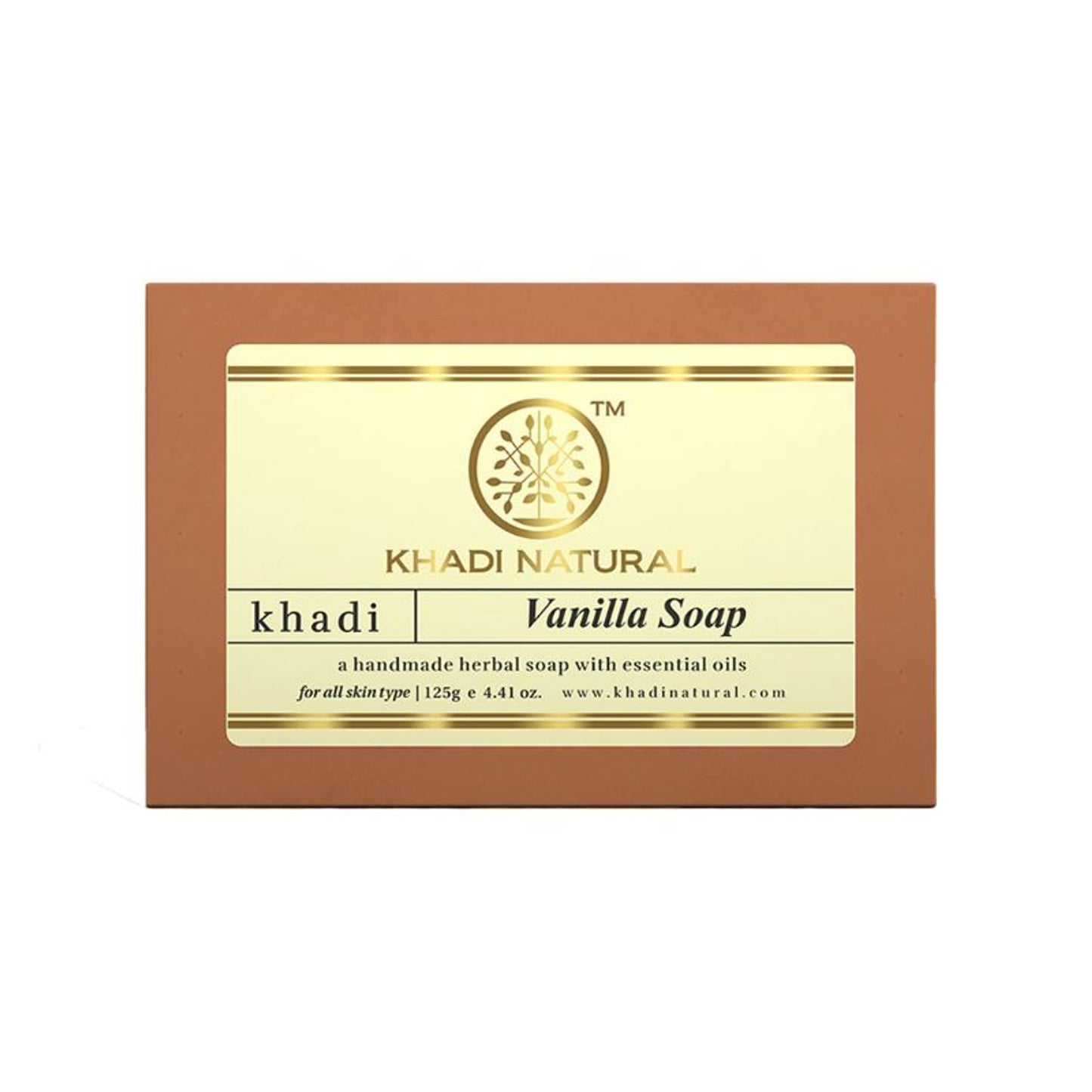 Khadi Natural Vanilla Handmade Soap Anti-bacterial