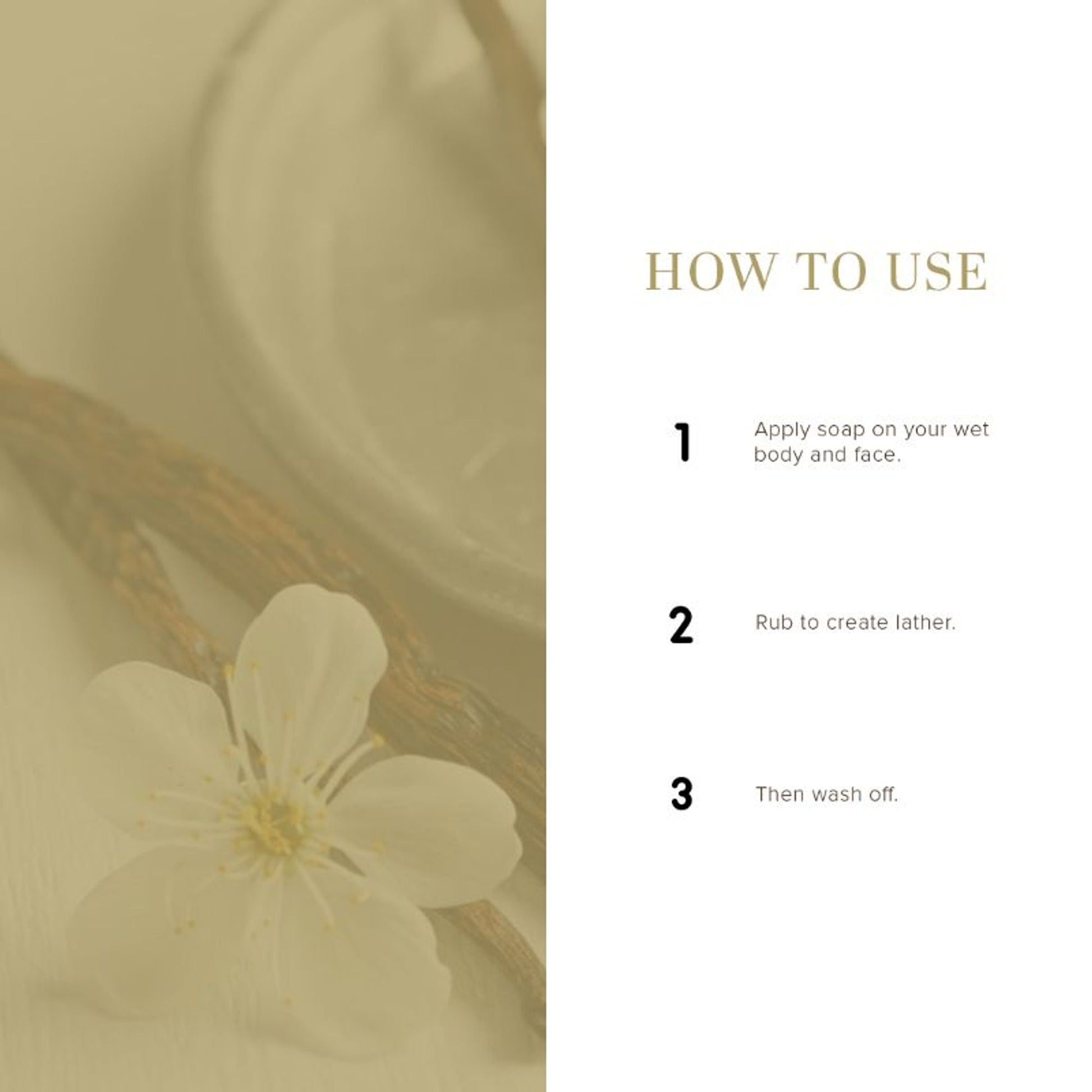 Khadi Natural Vanilla Handmade Soap Anti-bacterial