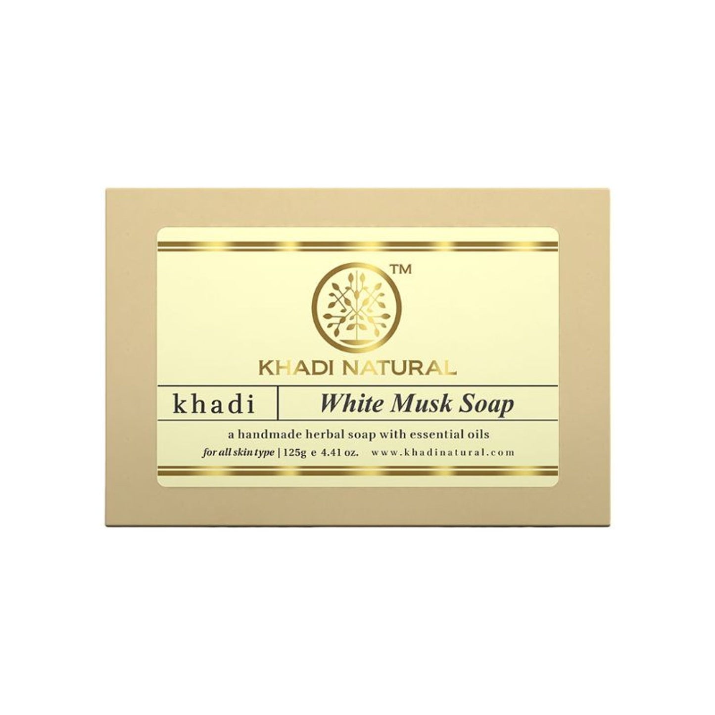 Khadi Natural White Musk Handmade Soap Smooth & Hydrated Skin
