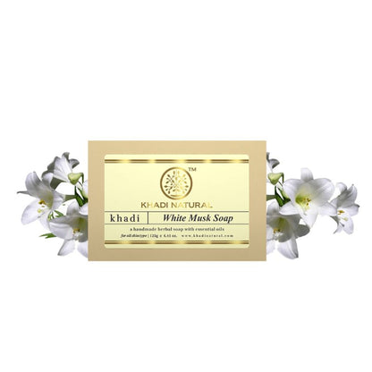 Khadi Natural White Musk Handmade Soap Smooth & Hydrated Skin