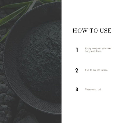 Khadi Natural Neem Charcoal Soap Reduces Acne & Blackheads