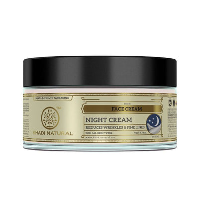 Khadi Natural Night Face Cream Reduce Wrinkles & Fine Lines