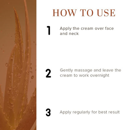 Khadi Natural Night Face Cream Reduce Wrinkles & Fine Lines
