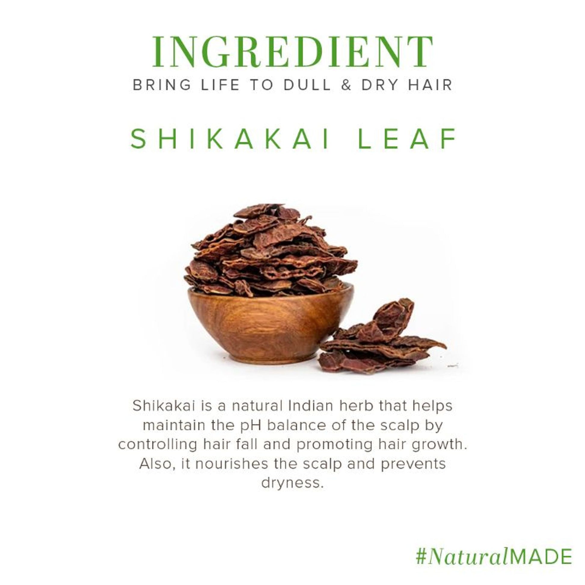 Khadi Natural Shikakai Leaf Organic Powder Anti- Dandruff & Cleanser