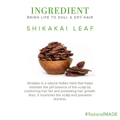 Khadi Natural Shikakai Leaf Organic Powder Anti- Dandruff & Cleanser