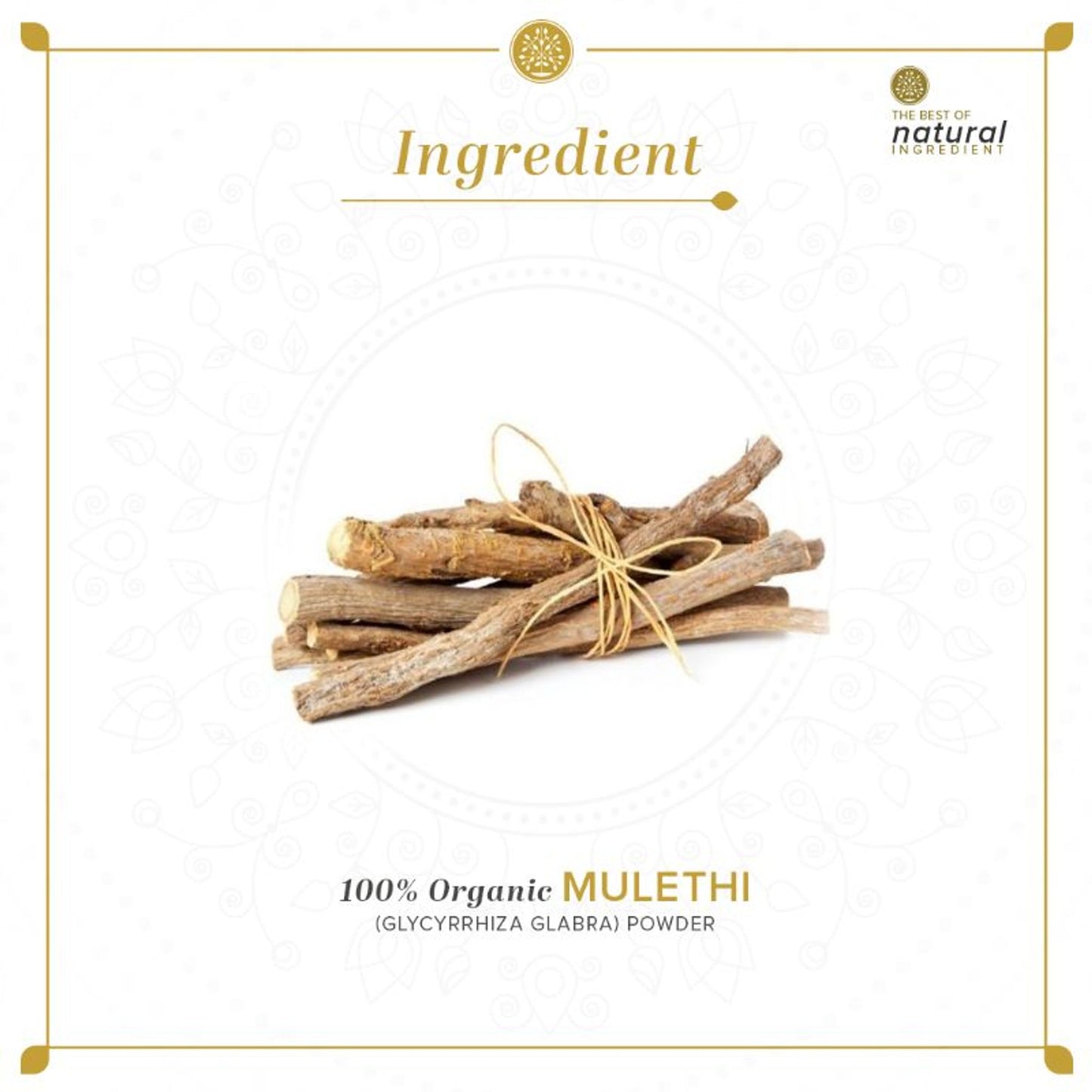 Khadi Natural Mulethi Organic Powder Anti-Dandruff