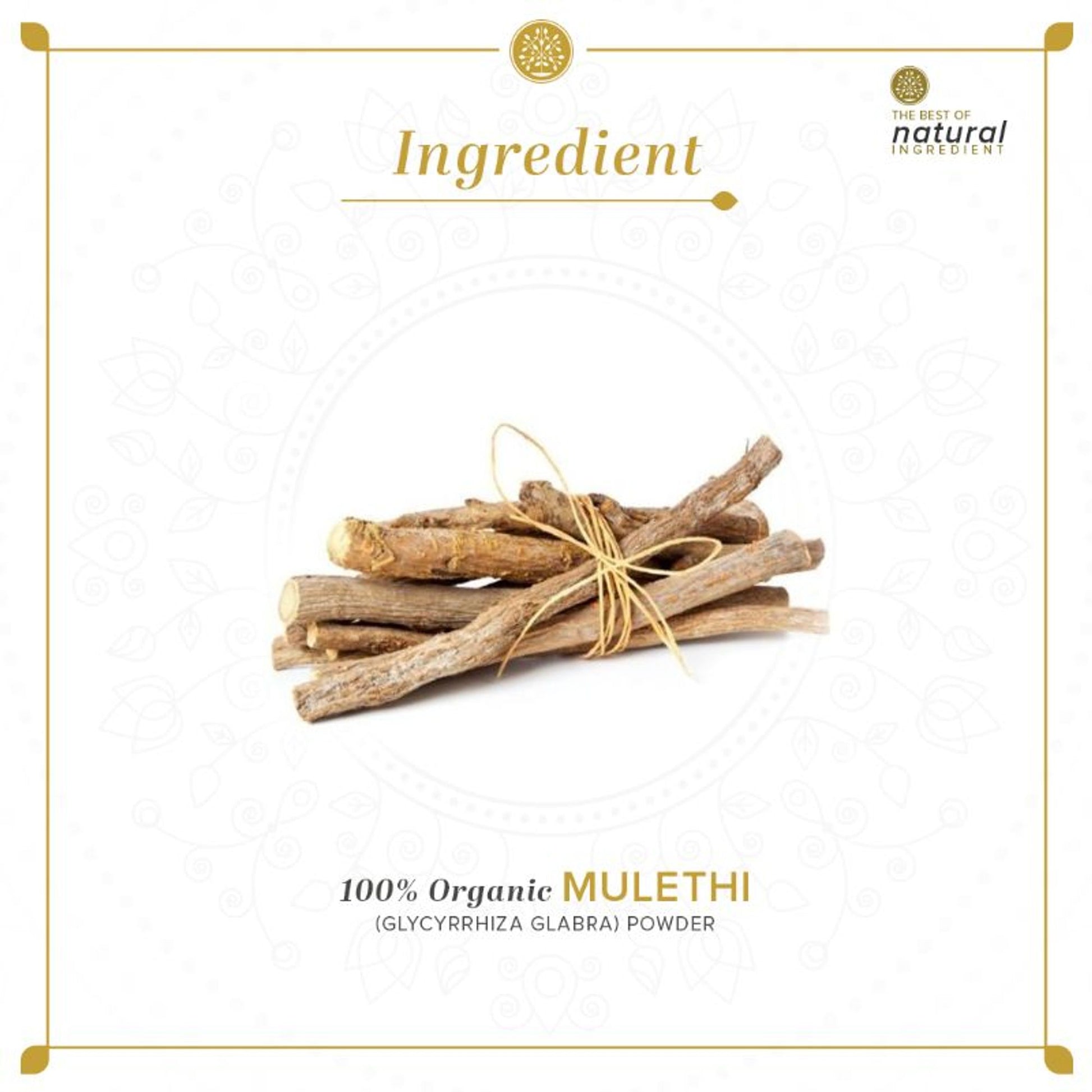 Khadi Natural Mulethi Organic Powder Anti-Dandruff