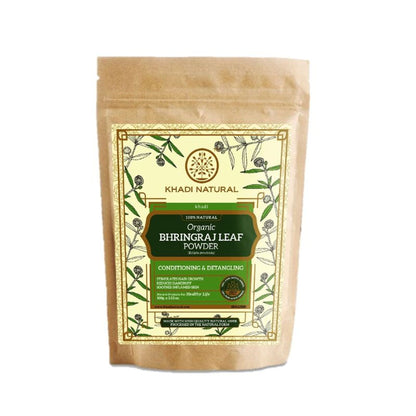 Khadi Natural Bhringraj Leaf Organic Powder Deep Moisturize Scalp