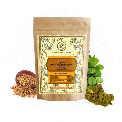 Khadi Natural Fenugreek Seed Organic Powder Anti-Bacterial