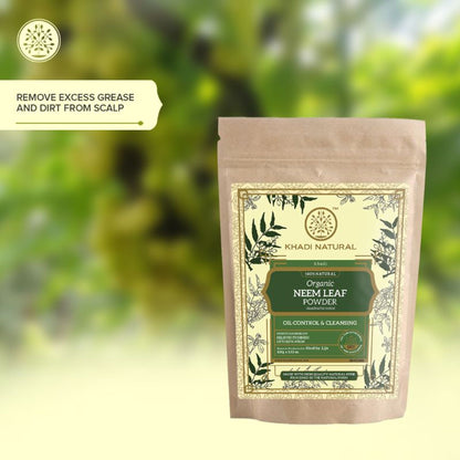 Khadi Natural Neem Leaf Organic Powder Oil Control & Deep Cleanses