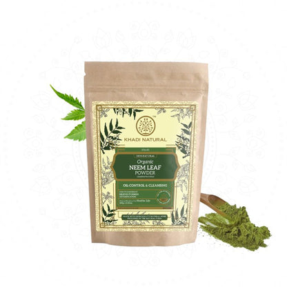 Khadi Natural Neem Leaf Organic Powder Oil Control & Deep Cleanses