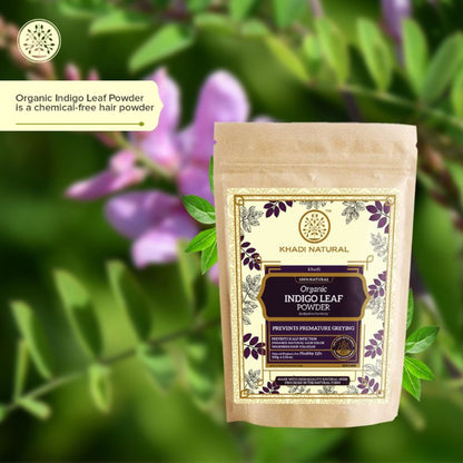 Khadi Natural Indigo Leaf Organic Powder Prevent Scalp Infection