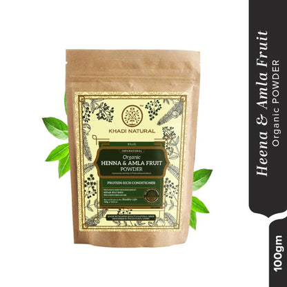 Khadi Natural Henna & Amla Fruit Organic Powder Repair Split Ends