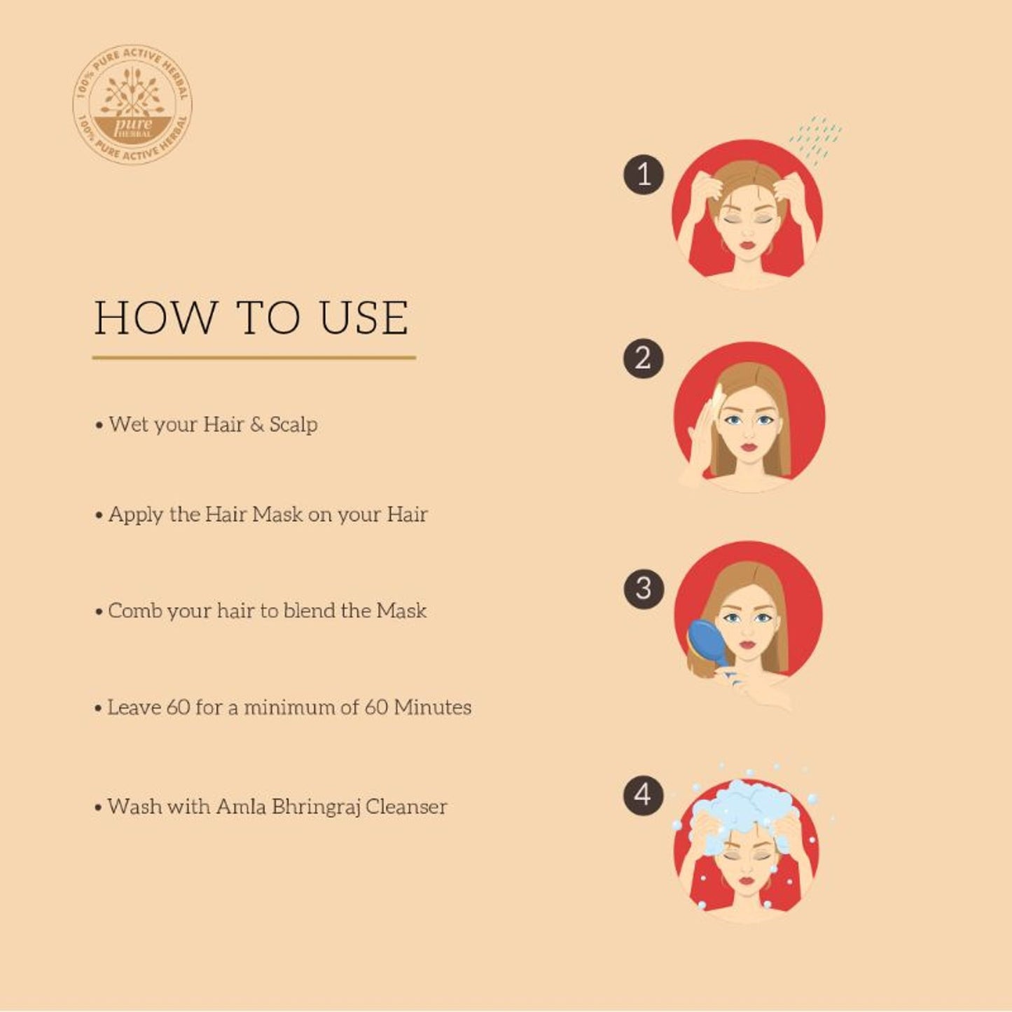 Khadi Natural Moroccan Argan Hair Mask - Power Botanics Regain Hair Strength