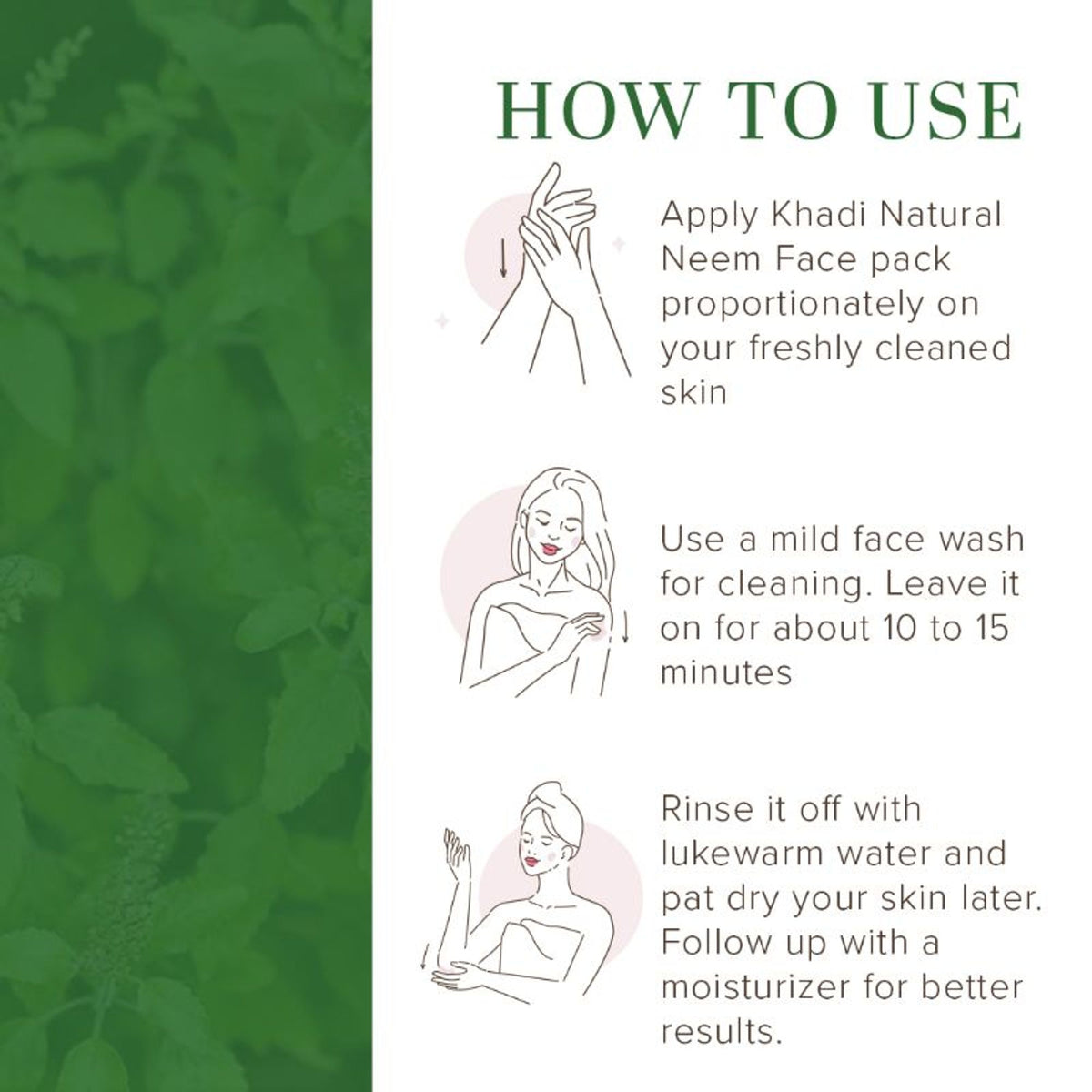 Khadi Natural Neem Tulsi Face Pack Detox & Lighten Skin