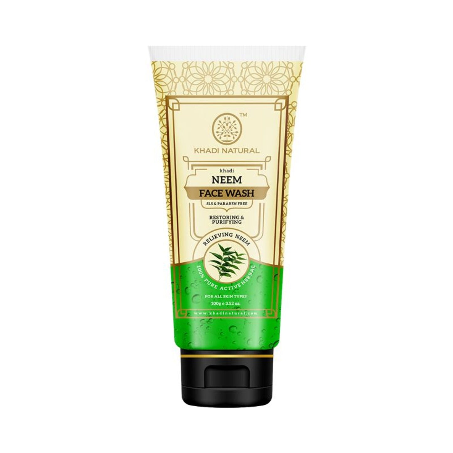 Khadi Natural Neem Face Wash Remove Acne & Pimples