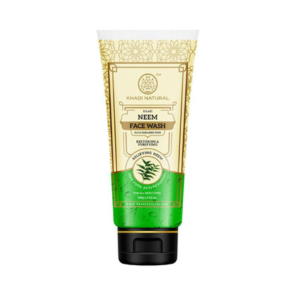 Khadi Natural Neem Face Wash Remove Acne & Pimples