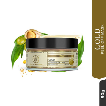 Khadi Natural Gold Peel Off Mask Anti- Ageing Exfoliator
