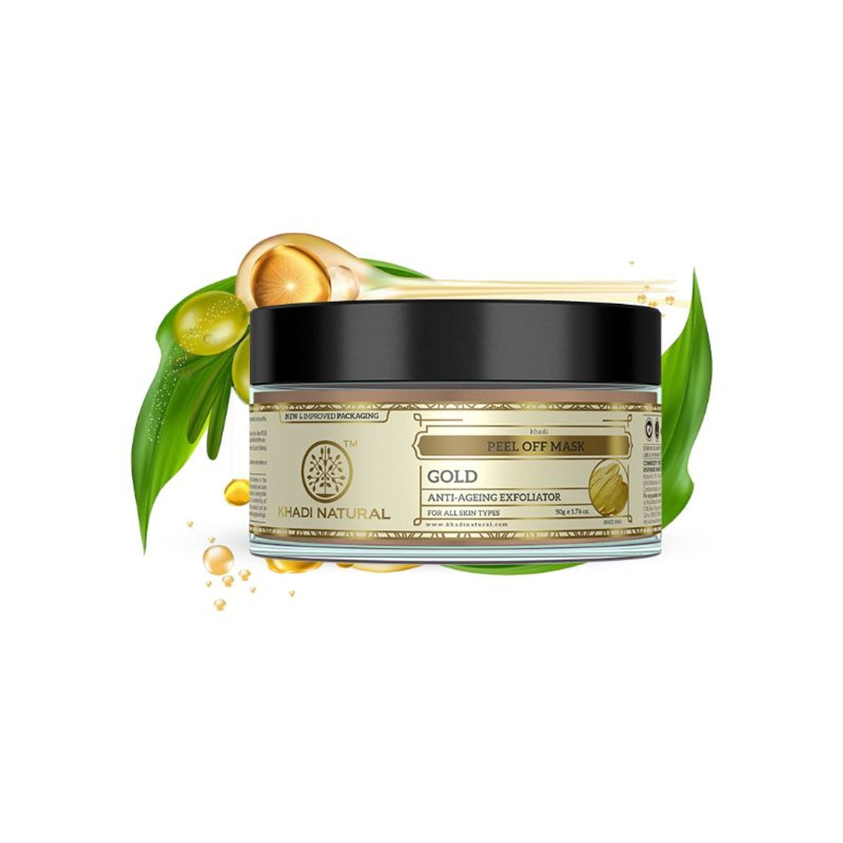 Khadi Natural Gold Peel Off Mask Anti- Ageing Exfoliator