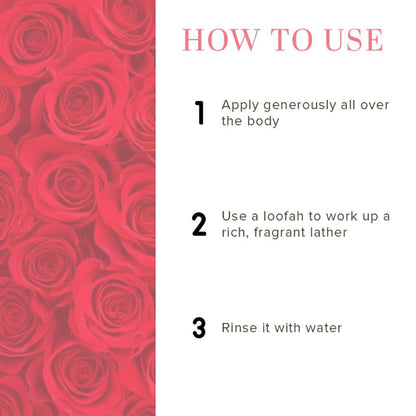 Khadi Natural Rose And Honey Antioxidant & Soothing Body Wash SLS & Paraben Free