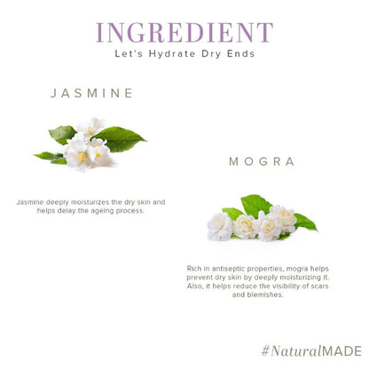 Khadi Natural Jasmine & Mogra Body Wash Removes Dirt & Grime SLS & Paraben Free