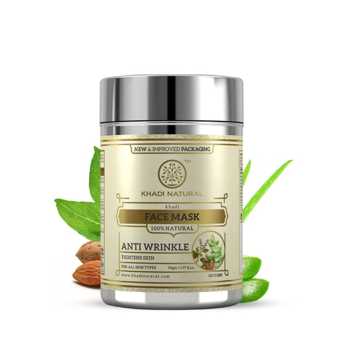 Khadi Natural Anti Wrinkle Face Mask Nourish & Moisturize Skin