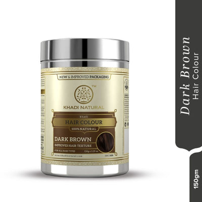 Khadi Natural Dark Brown Hair Colour Improves Hair Texture