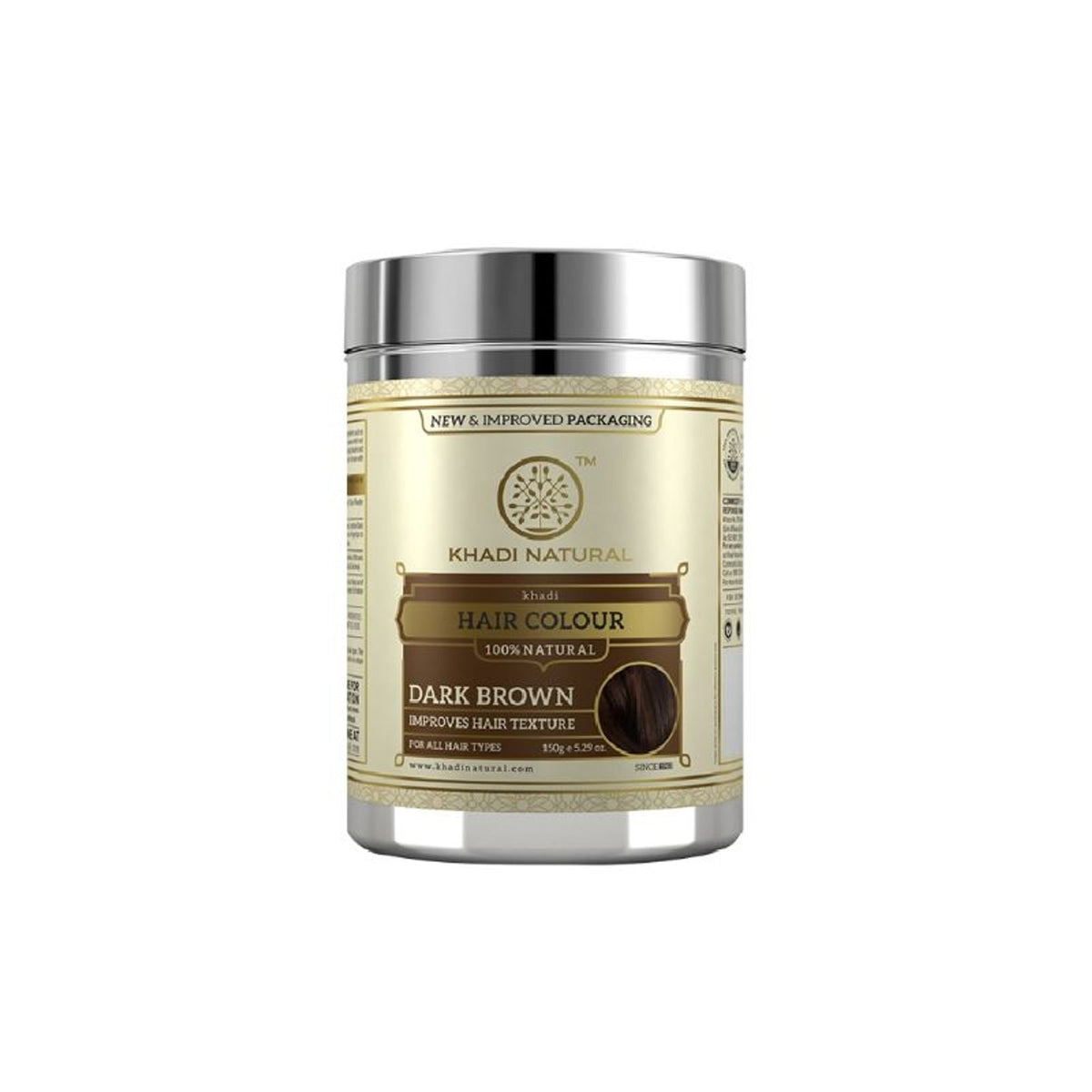 Khadi Natural Dark Brown Hair Colour Improves Hair Texture