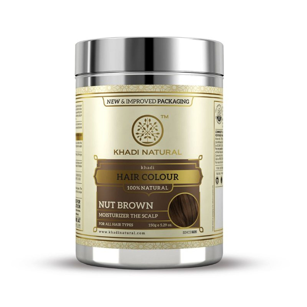 Khadi Natural Nut Brown Hair Color 100% Natural