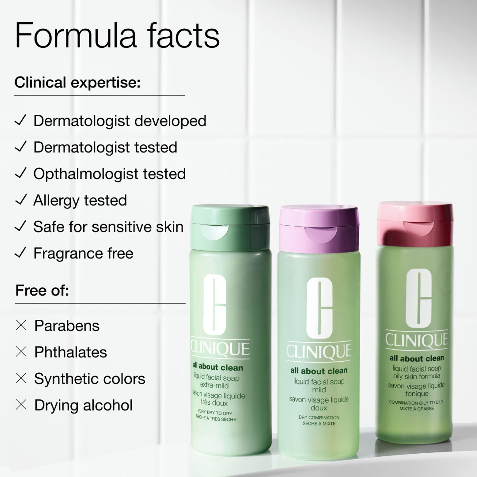 Clinique Liquid Facial Soap Mild - Dry Combination Facewash